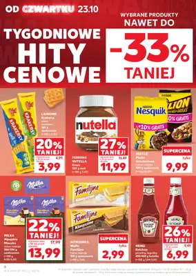 Kaufland - gazetka promocyjna Oferta Kaufland od czwartku 23.10 do wtorku 28.10 - strona 8 Kaufland - gazetka promocyjna Oferta Kaufland od czwartku 23.10 do wtorku 28.10 - strona 8