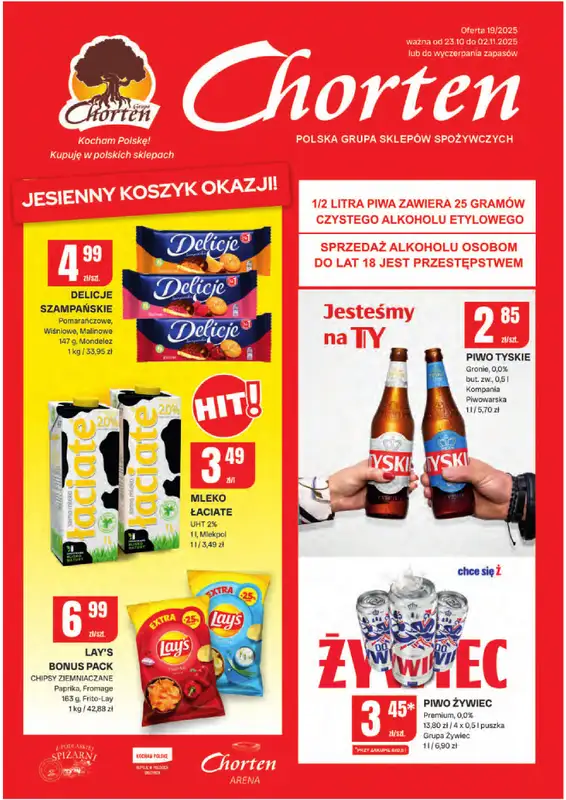 Chorten - gazetka promocyjna Gazetka Radom Market od czwartku 23.10 do niedzieli 02.11