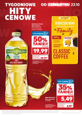 Kaufland - gazetka promocyjna Oferta Kaufland od czwartku 23.10 do wtorku 28.10 - strona 3 Kaufland - gazetka promocyjna Oferta Kaufland od czwartku 23.10 do wtorku 28.10 - strona 3