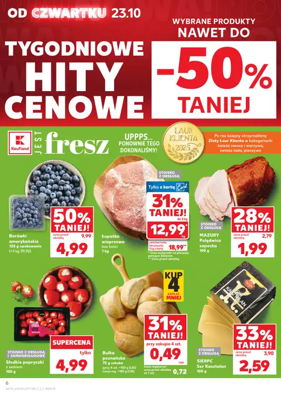 Kaufland - gazetka promocyjna Oferta Kaufland od czwartku 23.10 do wtorku 28.10 - strona 6