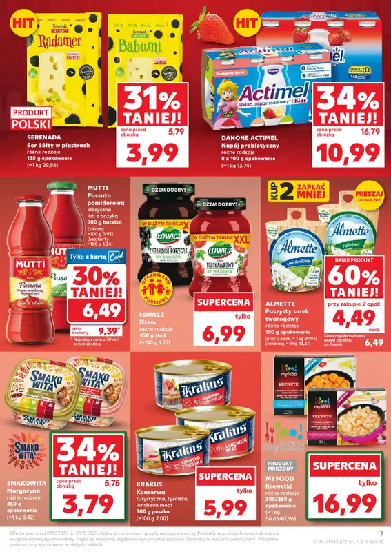 Kaufland - gazetka promocyjna Oferta Kaufland od czwartku 23.10 do wtorku 28.10 - strona 7