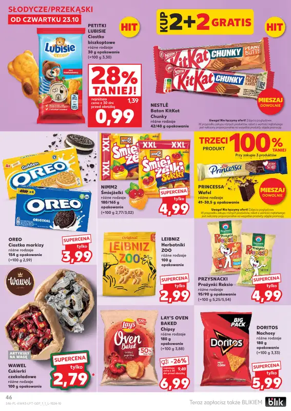 Kaufland - gazetka promocyjna Oferta Kaufland od czwartku 23.10 do wtorku 28.10 - strona 46