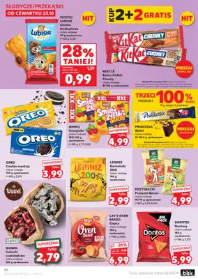 Kaufland - gazetka promocyjna Oferta Kaufland od czwartku 23.10 do wtorku 28.10 - strona 46 Kaufland - gazetka promocyjna Oferta Kaufland od czwartku 23.10 do wtorku 28.10 - strona 46