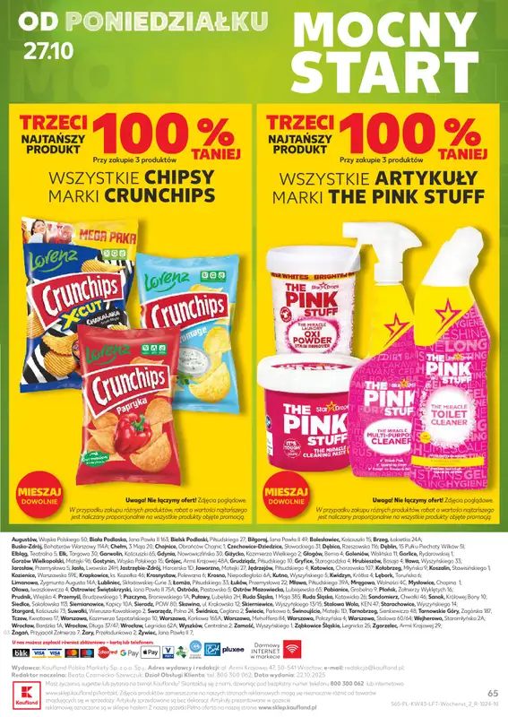 Kaufland - gazetka promocyjna Oferta Kaufland od czwartku 23.10 do wtorku 28.10 - strona 65