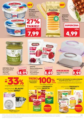 Kaufland - gazetka promocyjna Oferta Kaufland od czwartku 23.10 do wtorku 28.10 - strona 43 Kaufland - gazetka promocyjna Oferta Kaufland od czwartku 23.10 do wtorku 28.10 - strona 43