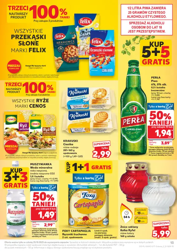 Kaufland - gazetka promocyjna Oferta Kaufland od czwartku 23.10 do wtorku 28.10 - strona 13