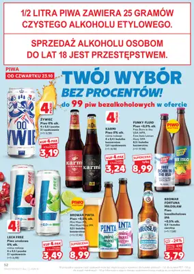 Kaufland - gazetka promocyjna Oferta Kaufland od czwartku 23.10 do wtorku 28.10 - strona 52 Kaufland - gazetka promocyjna Oferta Kaufland od czwartku 23.10 do wtorku 28.10 - strona 52