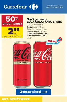 Carrefour - gazetka promocyjna Do -70% na drugi produkt od wtorku 21.10 do soboty 25.10 - strona 4