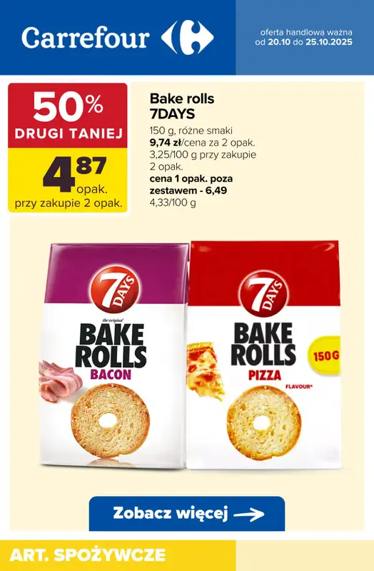 Carrefour - gazetka promocyjna Do -70% na drugi produkt od wtorku 21.10 do soboty 25.10 - strona 9