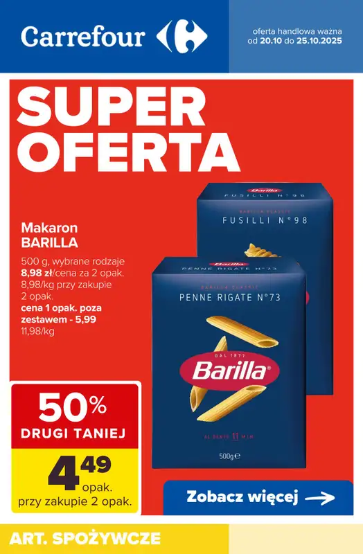 Carrefour - gazetka promocyjna Do -70% na drugi produkt od wtorku 21.10 do soboty 25.10 - strona 8