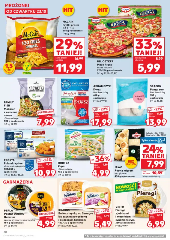 Kaufland - gazetka promocyjna Oferta Kaufland od czwartku 23.10 do wtorku 28.10 - strona 38