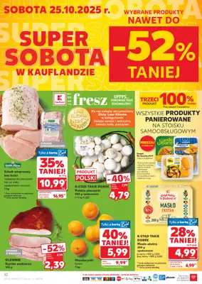 Kaufland - gazetka promocyjna Oferta Kaufland od czwartku 23.10 do wtorku 28.10 - strona 12 Kaufland - gazetka promocyjna Oferta Kaufland od czwartku 23.10 do wtorku 28.10 - strona 12