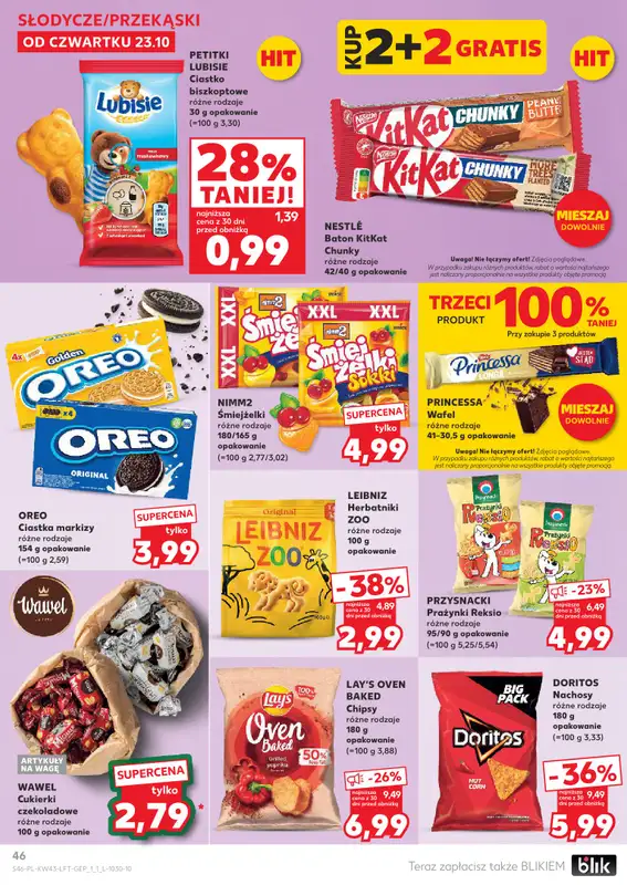 Kaufland - gazetka promocyjna Oferta Kaufland od czwartku 23.10 do wtorku 28.10 - strona 46