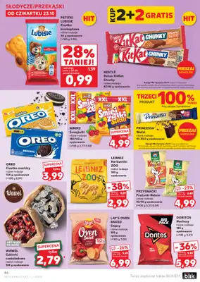 Kaufland - gazetka promocyjna Oferta Kaufland od czwartku 23.10 do wtorku 28.10 - strona 46 Kaufland - gazetka promocyjna Oferta Kaufland od czwartku 23.10 do wtorku 28.10 - strona 46