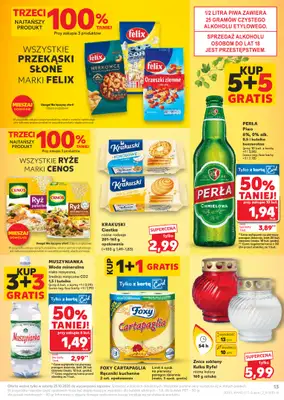 Kaufland - gazetka promocyjna Oferta Kaufland od czwartku 23.10 do wtorku 28.10 - strona 13 Kaufland - gazetka promocyjna Oferta Kaufland od czwartku 23.10 do wtorku 28.10 - strona 13