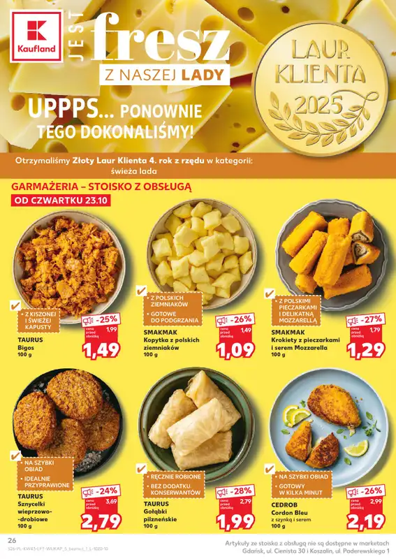 Kaufland - gazetka promocyjna Oferta Kaufland od czwartku 23.10 do wtorku 28.10 - strona 26