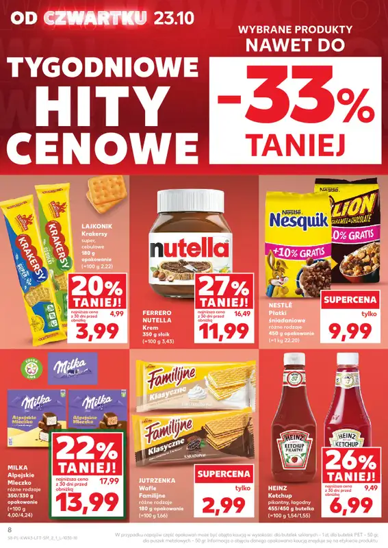 Kaufland - gazetka promocyjna Oferta Kaufland od czwartku 23.10 do wtorku 28.10 - strona 8