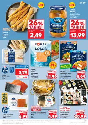 Kaufland - gazetka promocyjna Oferta Kaufland od czwartku 23.10 do wtorku 28.10 - strona 39 Kaufland - gazetka promocyjna Oferta Kaufland od czwartku 23.10 do wtorku 28.10 - strona 39