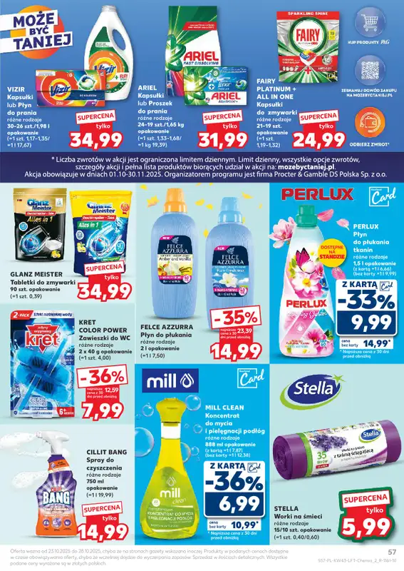 Kaufland - gazetka promocyjna Oferta Kaufland od czwartku 23.10 do wtorku 28.10 - strona 57