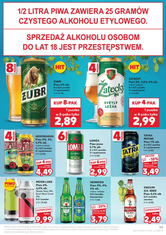 Kaufland - gazetka promocyjna Oferta Kaufland od czwartku 23.10 do wtorku 28.10 - strona 53