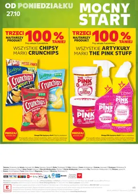 Kaufland - gazetka promocyjna Oferta Kaufland od czwartku 23.10 do wtorku 28.10 - strona 65 Kaufland - gazetka promocyjna Oferta Kaufland od czwartku 23.10 do wtorku 28.10 - strona 65