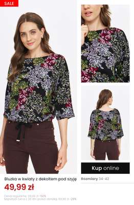 Top Secret - gazetka promocyjna -25% na wszystkie bluzki, koszule i topy za min. 149,99 od wtorku 21.10 do czwartku 30.10 - strona 5