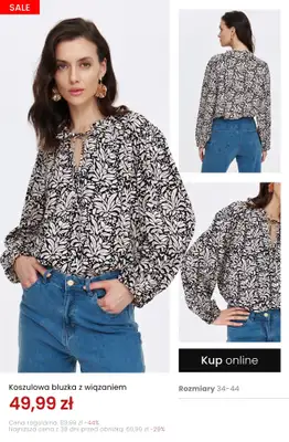 Top Secret - gazetka promocyjna -25% na wszystkie bluzki, koszule i topy za min. 149,99 od wtorku 21.10 do czwartku 30.10 - strona 3