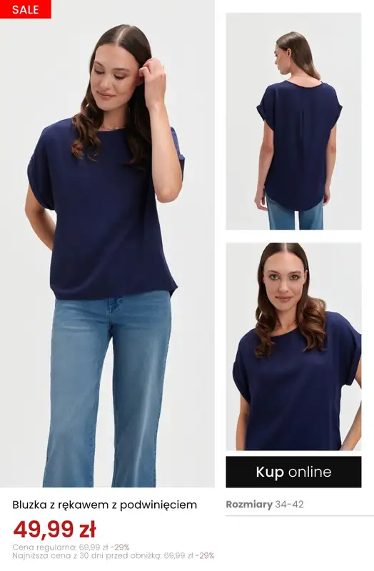 Top Secret - gazetka promocyjna -25% na wszystkie bluzki, koszule i topy za min. 149,99 od wtorku 21.10 do czwartku 30.10 - strona 9