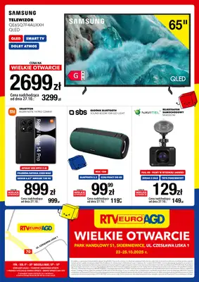 RTV EURO AGD - gazetka promocyjna WIELKIE OTWARCIE! SKIERNIEWICE od czwartku 23.10 do soboty 25.10 - strona 8