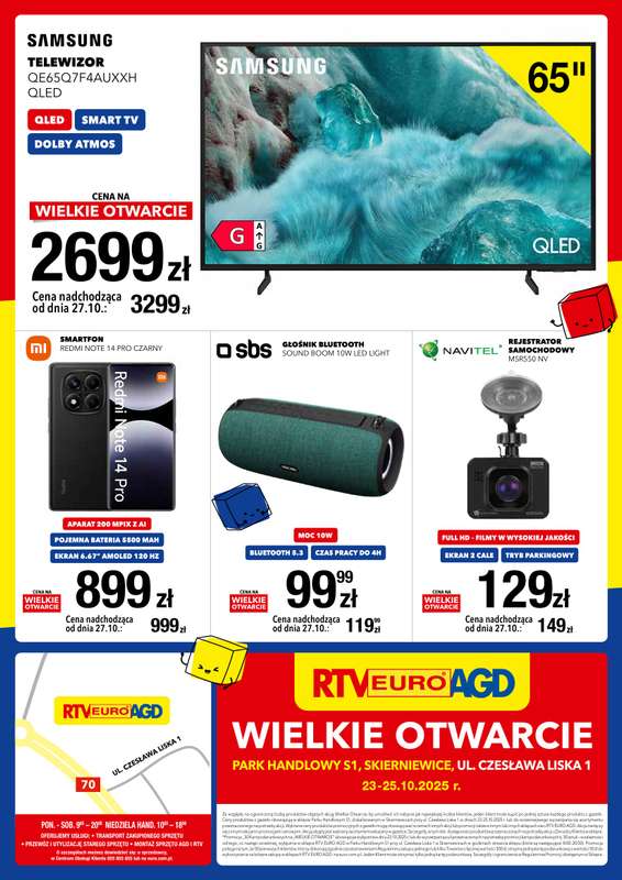 RTV EURO AGD - gazetka promocyjna WIELKIE OTWARCIE! SKIERNIEWICE od czwartku 23.10 do soboty 25.10 - strona 8