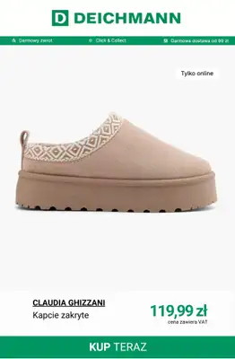 Deichmann - gazetka promocyjna Kapcie damskie od wtorku 21.10 do środy 29.10 - strona 9 Deichmann - gazetka promocyjna Kapcie damskie od wtorku 21.10 do środy 29.10 - strona 9