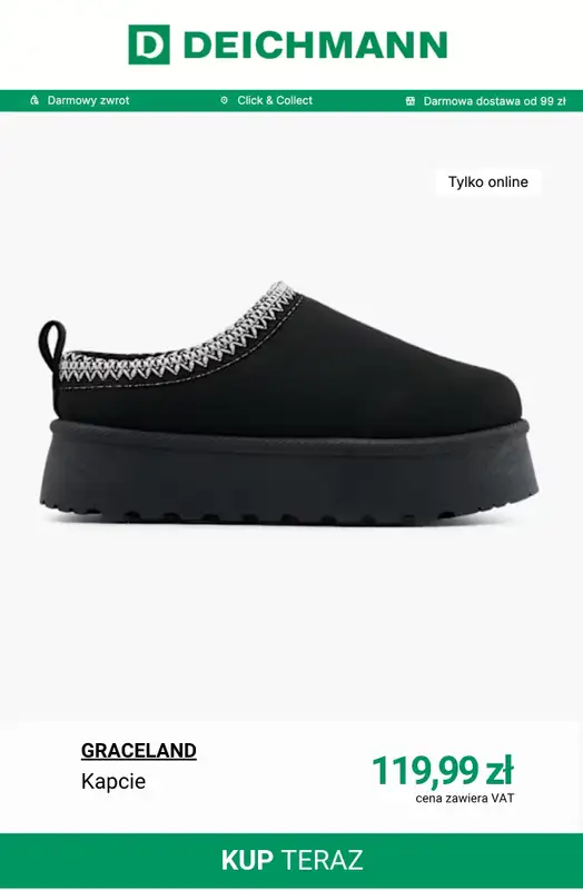 Deichmann - gazetka promocyjna Kapcie damskie   - strona 3