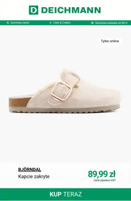 Deichmann - gazetka promocyjna Kapcie damskie od wtorku 21.10 do środy 29.10 - strona 12 Deichmann - gazetka promocyjna Kapcie damskie od wtorku 21.10 do środy 29.10 - strona 12