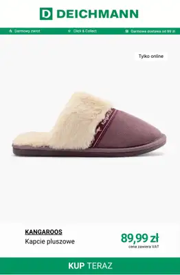 Deichmann - gazetka promocyjna Kapcie damskie od wtorku 21.10 do środy 29.10 - strona 10 Deichmann - gazetka promocyjna Kapcie damskie od wtorku 21.10 do środy 29.10 - strona 10