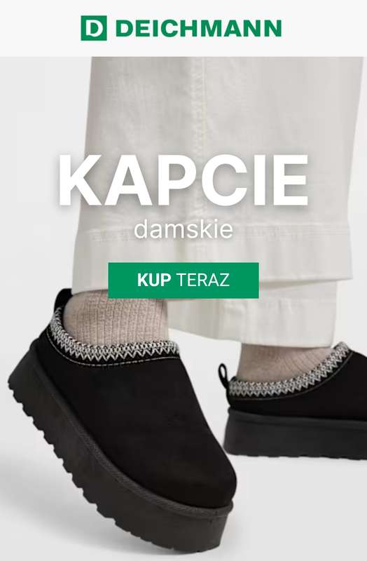 Deichmann - gazetka promocyjna Kapcie damskie od wtorku 21.10 do środy 29.10
