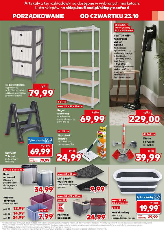 Kaufland - gazetka promocyjna Oferta Kaufland - Non Food od czwartku 23.10 do wtorku 28.10 - strona 13
