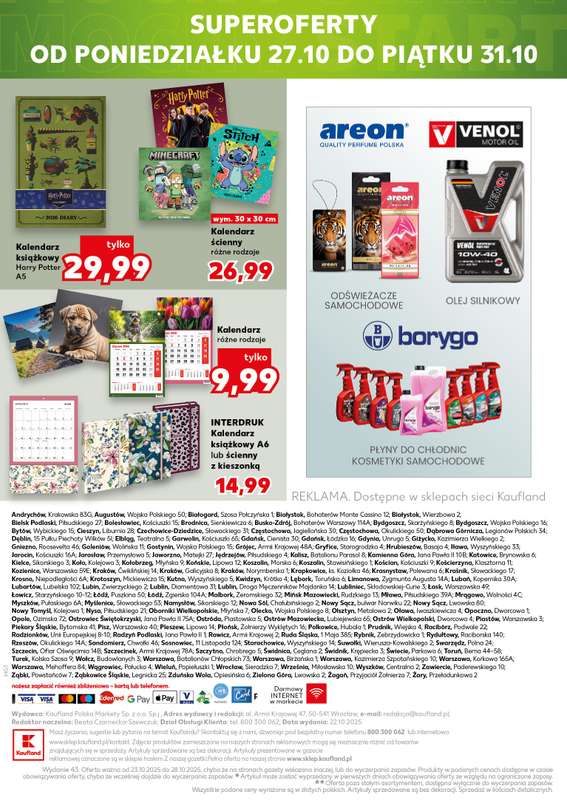 Kaufland - gazetka promocyjna Oferta Kaufland - Non Food od czwartku 23.10 do wtorku 28.10 - strona 20