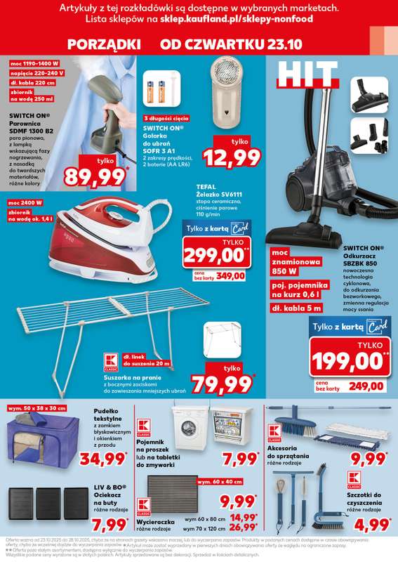 Kaufland - gazetka promocyjna Oferta Kaufland - Non Food od czwartku 23.10 do wtorku 28.10 - strona 11