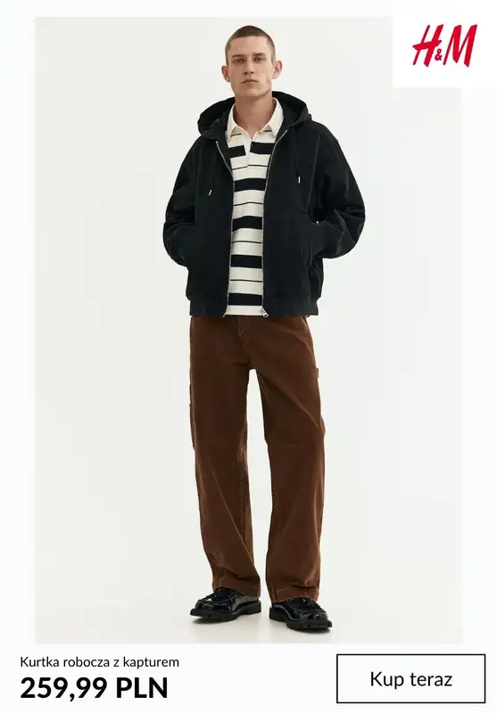 H&M - gazetka promocyjna Męskie KURTKI od wtorku 21.10  - strona 4