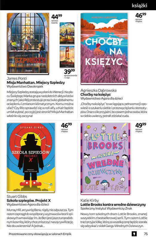 Empik - gazetka promocyjna Tom kultury: książki od środy 15.10 do wtorku 28.10 - strona 75