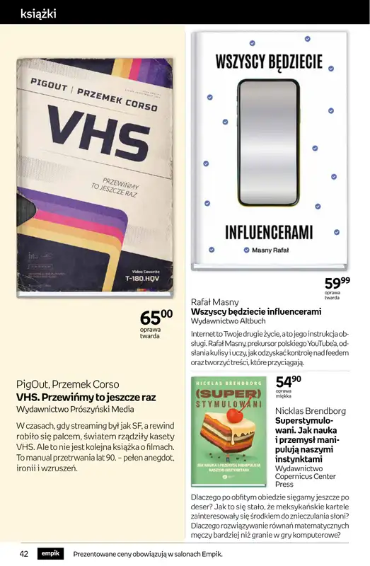 Empik - gazetka promocyjna Tom kultury: książki od środy 15.10 do wtorku 28.10 - strona 42