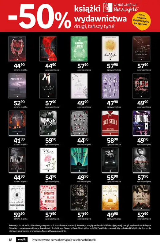 Empik - gazetka promocyjna Tom kultury: książki od środy 15.10 do wtorku 28.10 - strona 18