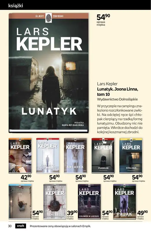 Empik - gazetka promocyjna Tom kultury: książki od środy 15.10 do wtorku 28.10 - strona 30