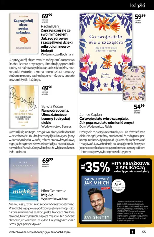 Empik - gazetka promocyjna Tom kultury: książki od środy 15.10 do wtorku 28.10 - strona 55