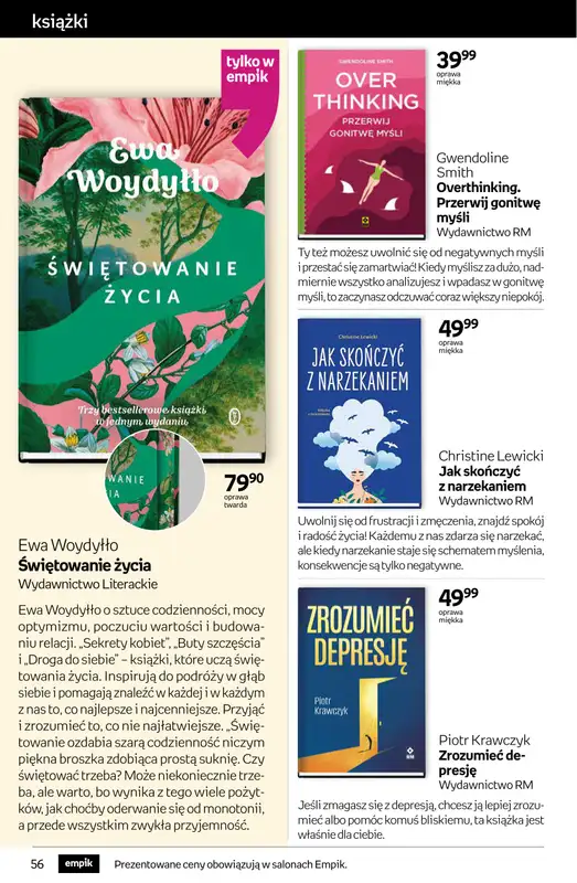 Empik - gazetka promocyjna Tom kultury: książki od środy 15.10 do wtorku 28.10 - strona 56