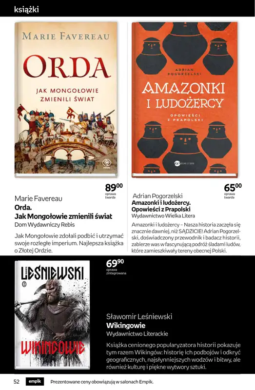 Empik - gazetka promocyjna Tom kultury: książki od środy 15.10 do wtorku 28.10 - strona 52