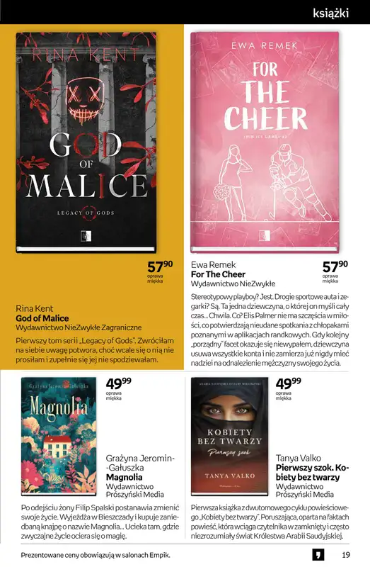 Empik - gazetka promocyjna Tom kultury: książki od środy 15.10 do wtorku 28.10 - strona 19