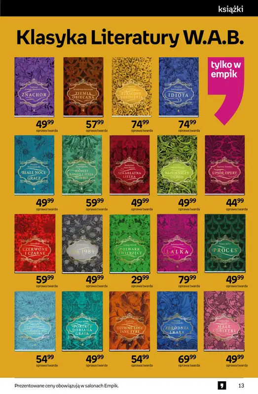 Empik - gazetka promocyjna Tom kultury: książki od środy 15.10 do wtorku 28.10 - strona 13