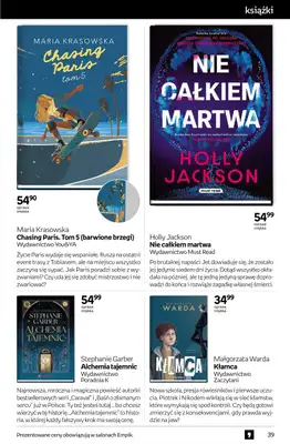 Empik - gazetka promocyjna Tom kultury: książki od środy 15.10 do wtorku 28.10 - strona 39 Empik - gazetka promocyjna Tom kultury: książki od środy 15.10 do wtorku 28.10 - strona 39