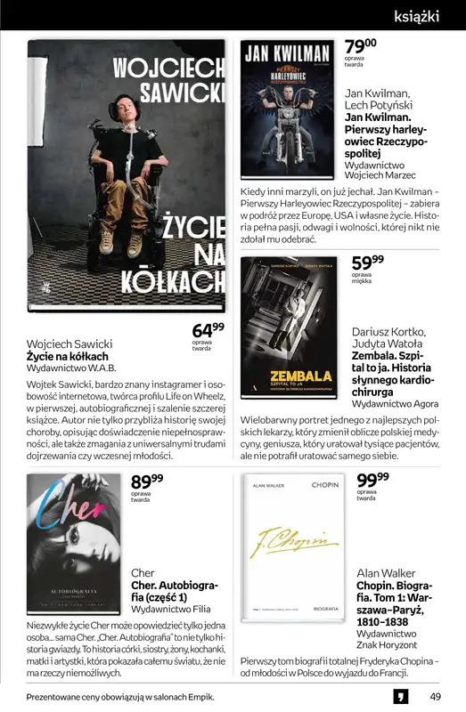 Empik - gazetka promocyjna Tom kultury: książki od środy 15.10 do wtorku 28.10 - strona 49